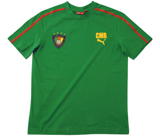Cameroon Puma Cameroon Football Tee 06/07