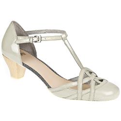 Female Ariadna Leather Upper Leather Lining in Pearl