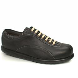 Camper Male Pel Plain Leather Upper in Black