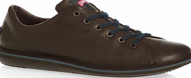 Camper Mens Camper Beetle Shoes - Dark Brown