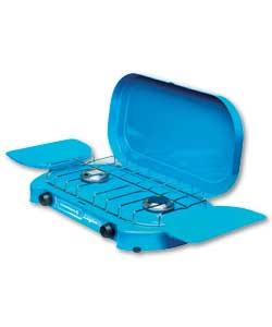 Campingaz Lagon Double Burner Stove with Lid