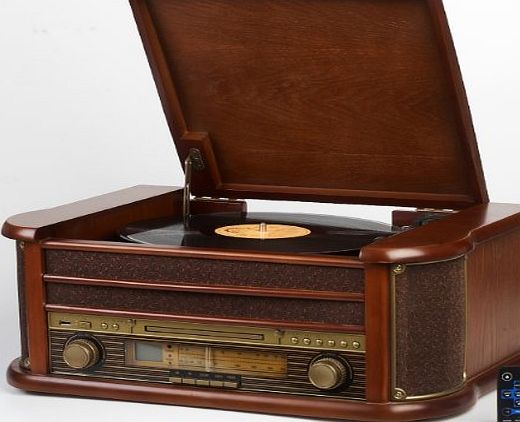 Camry Gramofon gramophone Turntable Radio with CD/MP3 Player / USB MP3 Encoding / Recording stereo set