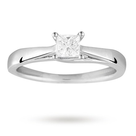 Canadian Ice 18ct Gold 0.30ct 4 Claw Diamond Ring