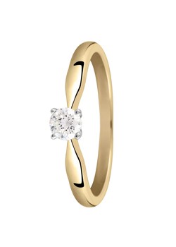 Canadian Ice 9ct Gold 0.20ct 4 Claw Diamond Ring