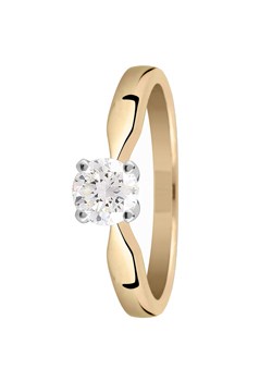 Canadian Ice 9ct Gold 0.40ct 4 Claw Diamond Ring