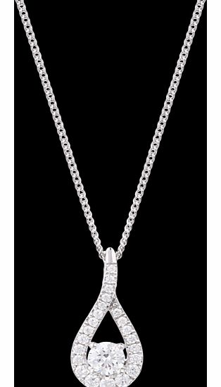Canadian Ice Collection 18ct White Gold Tear
