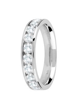 Platinum 1.00ct Diamond Eternity Ring