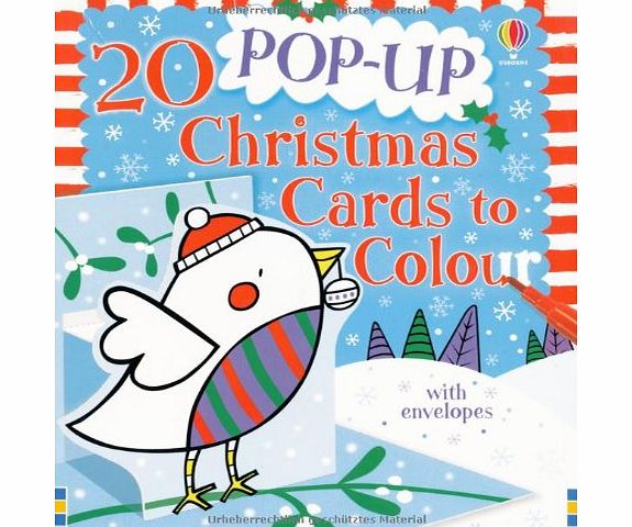Candice Whatmore 20 Pop-up Christmas Cards to Colour (Usborne Cards to Colour)