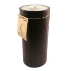 Candles Naturally Bamboo Dark Brown Vanilla Candle 185mm height