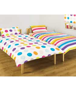 candy Spot Stripe Double Bed