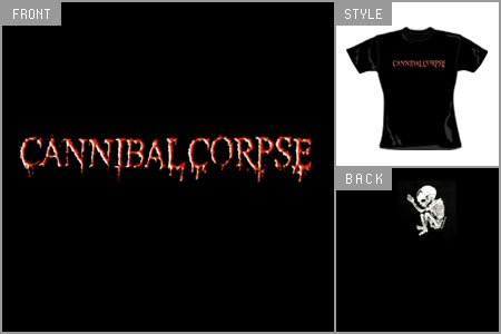 Cannibal Corpse (Blood Logo) Fitted T-shirt