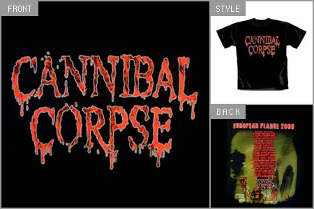 Cannibal Corpse (European Plague 2009) T-shirt