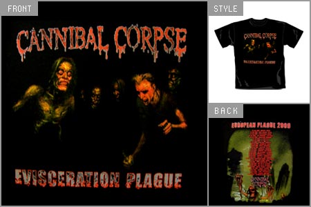 cannibal Corpse (Evisceration Logo) T-shirt