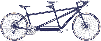 Cannondale 04 Road Tandem Canondale Street Bike - 2004 Road-tandem Street bikes.