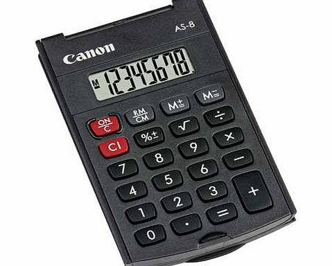 Canon AS-8 Pocket Calculator
