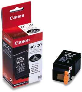 Canon BC-20 OEM Mono Black Inkjet Cartridge