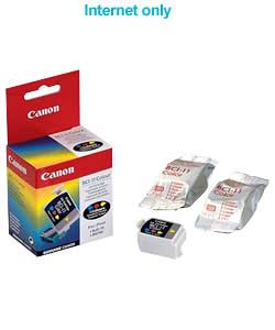 canon BCI-11CL Pack of 3 Colour Ink Cartridges