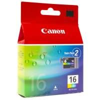 CANON BCI-16 TRI-COLOUR INK CARTRIDGE TWIN PACK