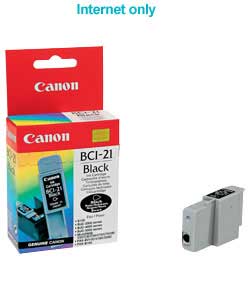canon BCI-21BK Black Ink Cartridge