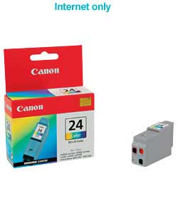 canon BCI-24C Colour Ink Cartridge Twinpack