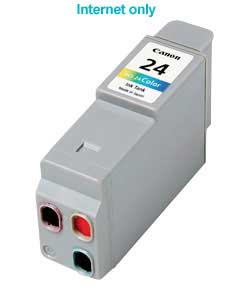 canon BCI-24CL Colour Ink Cartridge Twin Pack