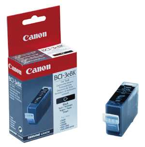 Canon BCI-3eBk OEM Black Cartridge