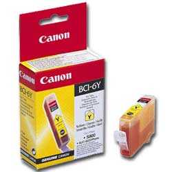 Canon BCI-6Y OEM Yellow Cartridge