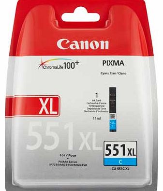 Canon CLl-551XL Cyan Ink Cartridge