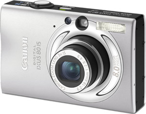 canon Digital Compact Camera - IXUS 80 IS Silver - UK Stock