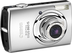 Canon Digital Compact Camera - IXUS 860IS Black - UK Stock