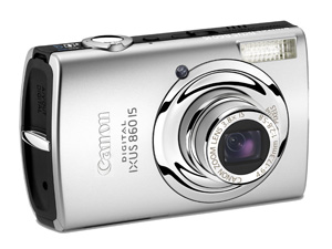 canon Digital Compact Camera - IXUS 860IS Silver - UK Stock
