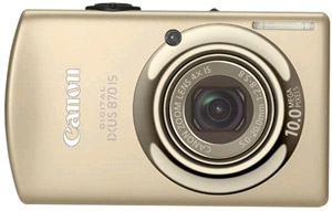 Canon Digital Compact Camera - IXUS 870IS Gold - UK Stock