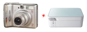 Digital Compact Camera - PowerShot A560 and Selphy CP520 Printer - UK Stock