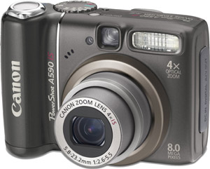 canon Digital Compact Camera - PowerShot A590 IS - UK Stock