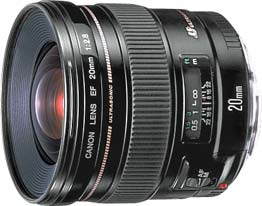 CANON EF Fixed Focal Length Lens - 20mm f/2.8 USM