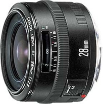 CANON EF Fixed Focal Length Lens - 28mm f/2.8