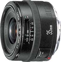 CANON EF Fixed Focal Length Lens - 35mm f/2.0
