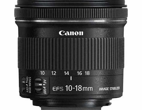 Canon EF-S 10-18mm f/4.5-5.6 IS STM Wide Angle