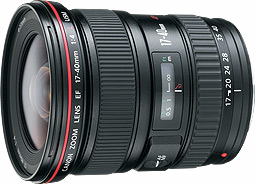 CANON EF Zoom Lens - 17-40mm f/4.0 L USM