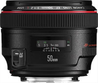 Canon EF50mm f/1.2L USM includes Lens Hood