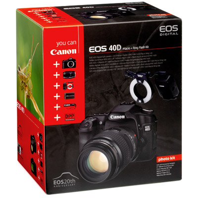 EOS 40D Digital SLR + 100mm F2.8 Macro