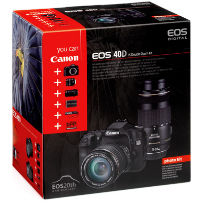 EOS 40D Digital SLR Double Zoom Kit