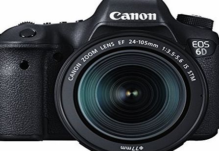 Canon EOS 6D Digital SLR Camera (Inc 24 - 105 mm STM Lens Kit)