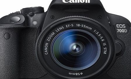 EOS 700D Digital SLR Camera - (EF-S 18-55mm f/3.5-5.6 IS STM Lens, 18MP, CMOS Sensor) 3 inch LCD