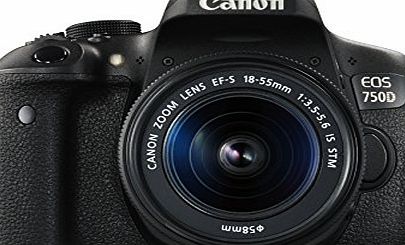 Canon EOS 750D Digital SLR Camera (24.2 MP, 18 - 55 mm Lens, CMOS Sensor) 3-Inch LCD