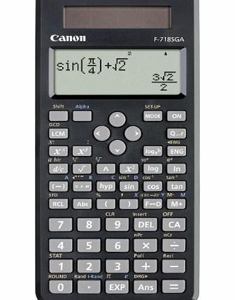Canon F-718SGA Scientific Green Antibacterial Calculator (264 Functions and Features) - Black