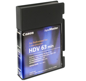 canon High Definition Video Cassette - HDVM-E63PR - 63 Min