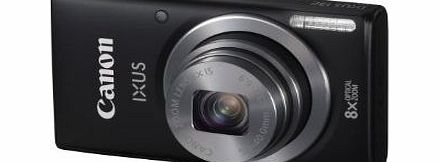 Canon IXUS 132 Digital Camera - Black (16MP, 28mm Wide Angle, Eco Mode, 8x Optical Zoom) 2.7 inch LCD