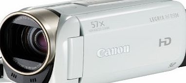 Canon Legria HF R506 High Definition Camcorder - White (3.2MP, 32x Optical Zoom, 57x Advanced Zoom, Optical Image Stabilisation) 3inch LCD
