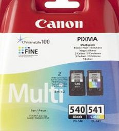 Canon PG-540/CL-541 Ink Cartridge - Multi-Coloured, Pack of 2